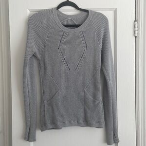 Lululemon grey sweater with pockets